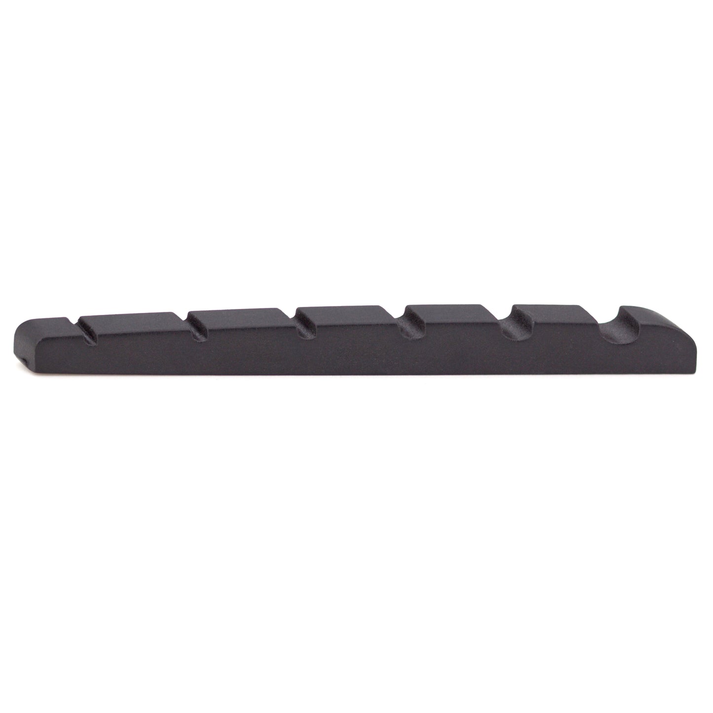 Black TUSQ XL 6 String Fanned Bass Nut Flat Bottom (PT-6306-00) - Graph Tech Guitar Labs Ltd.