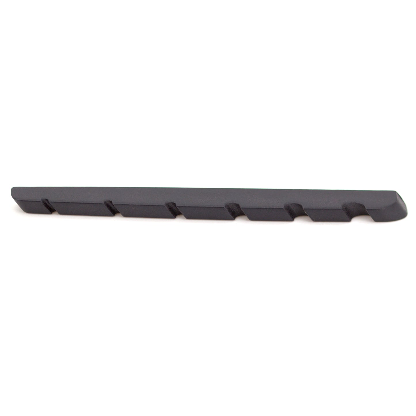 Black TUSQ XL 6 String Fanned Bass Nut Flat Bottom (PT-6306-00) - Graph Tech Guitar Labs Ltd.