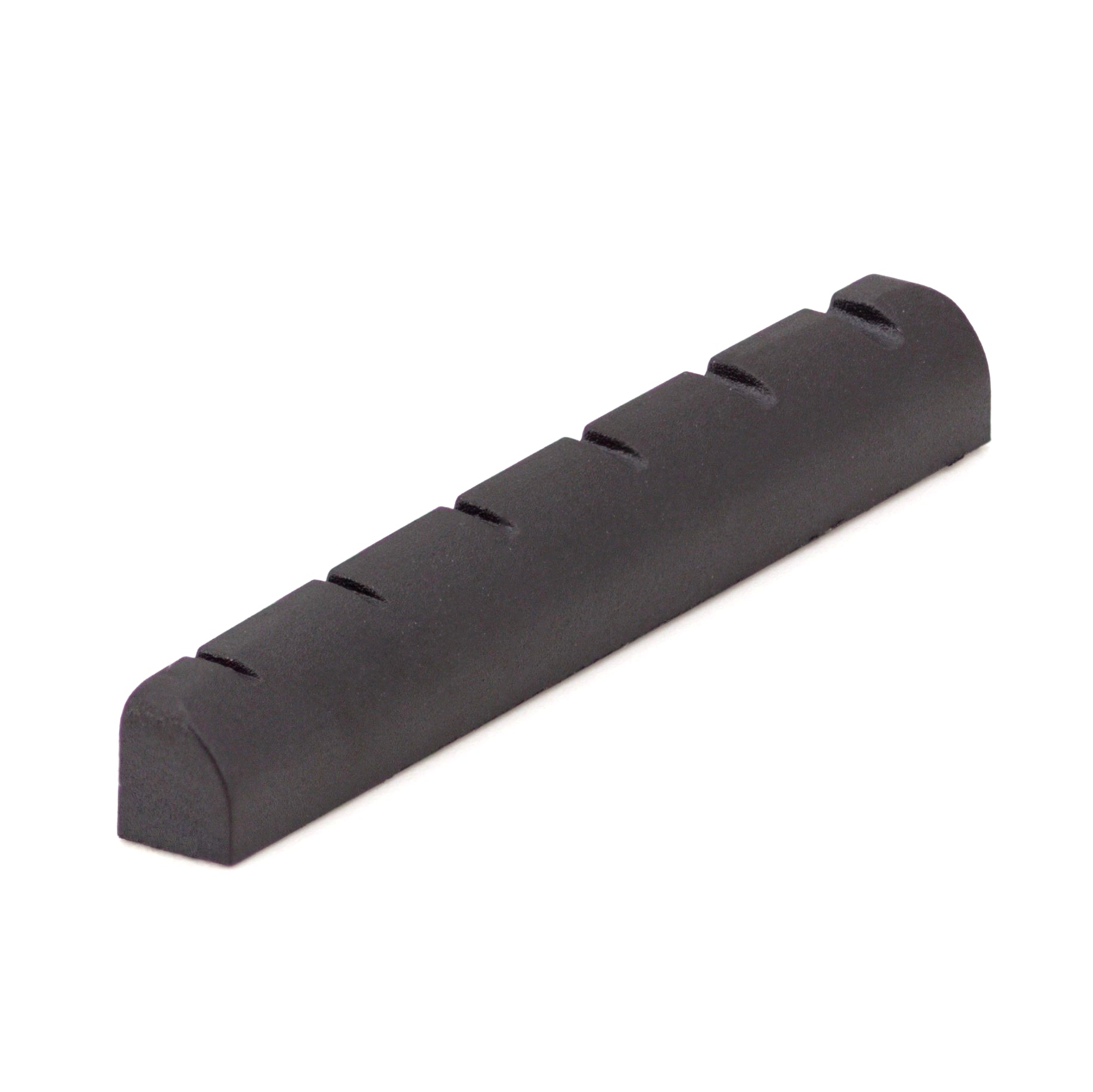 Black TUSQ XL 6 String Fanned Bass Nut Flat Bottom (PT-6649-00) - Graph Tech Guitar Labs Ltd.