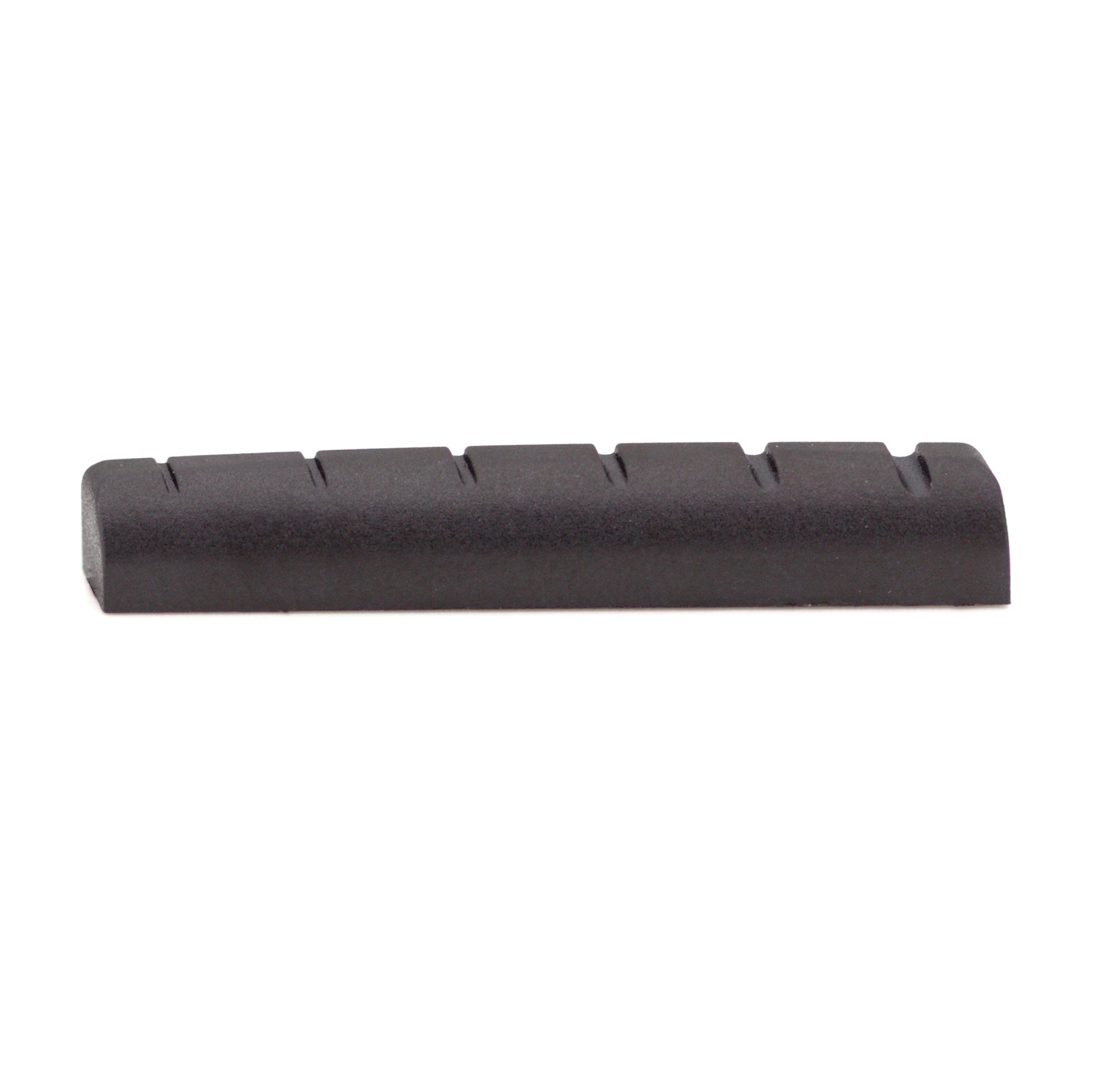 Black TUSQ XL 6 String Fanned Bass Nut Flat Bottom (PT-6649-00) - Graph Tech Guitar Labs Ltd.