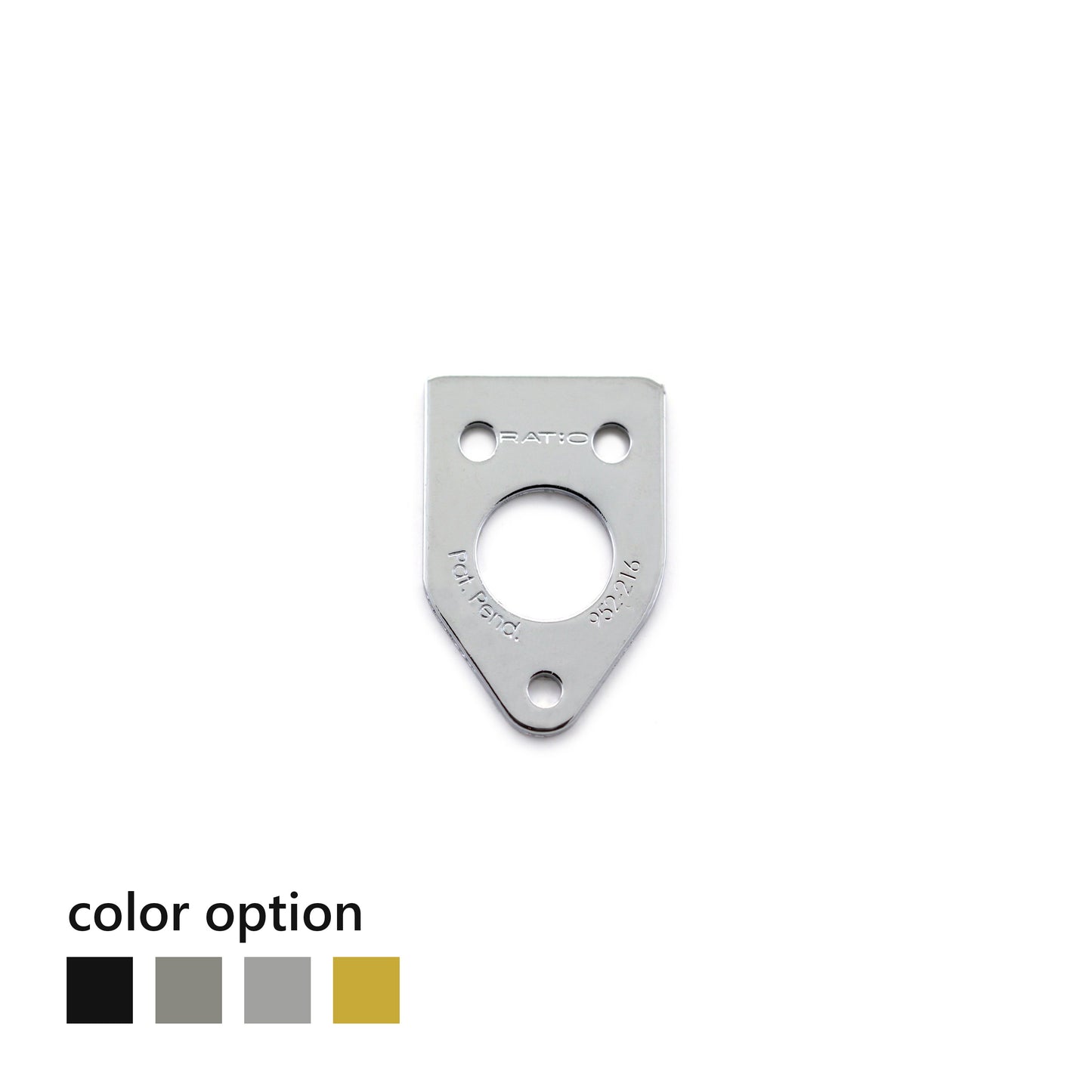 Individual InvisoMatch Plate for Ratio Tuners, 90 Degree Screw Hole - Graph Tech Guitar Labs Ltd.