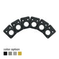 InvisoMatch Plate for Ratio Tuners, Fender Style 2 Pin Hole (set of 6) - Graph Tech Guitar Labs Ltd.