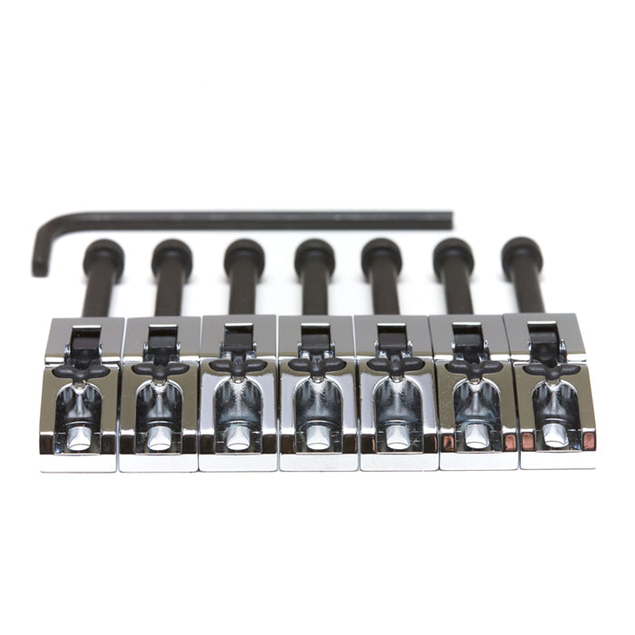 String Saver Floyd Rose Style Saddles - Chrome 7 String - Graph Tech Guitar Labs Ltd.