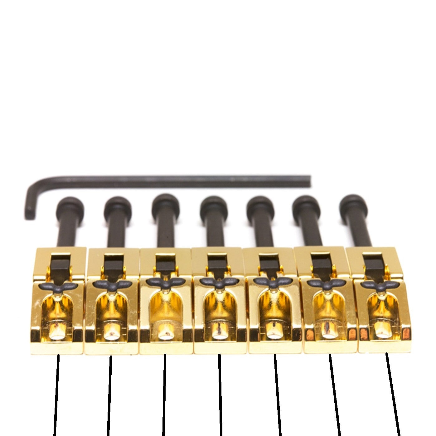 Ghost Floyd Rose Saddles Set 7 String (PN-0080, Select Finish) - Graph Tech Guitar Labs Ltd.