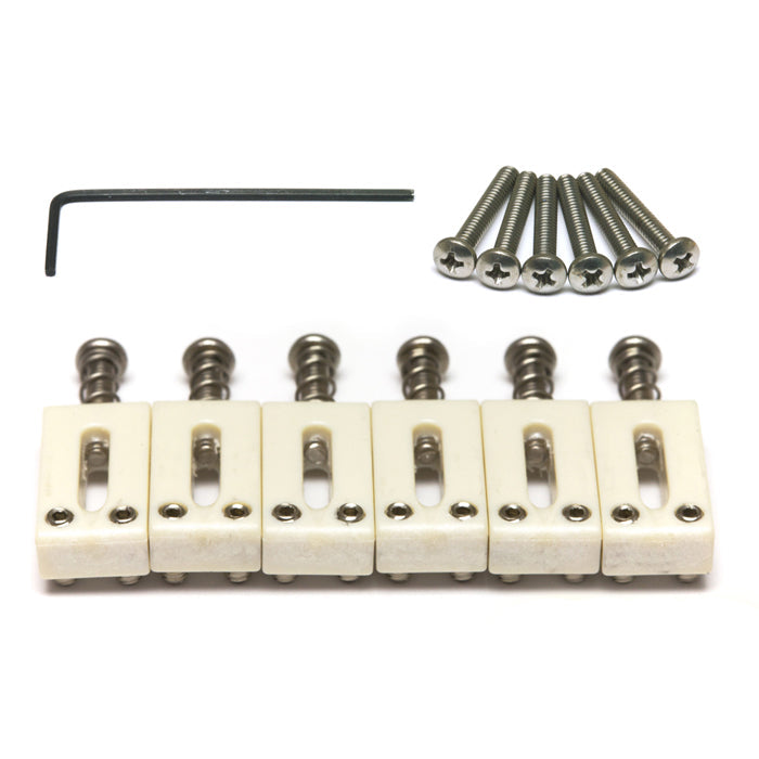 Model 8000 Saddles compatible with Strat & Tele Bridges Str.Sp. 52.73mm (2-1/6") - Graph Tech Guitar Labs