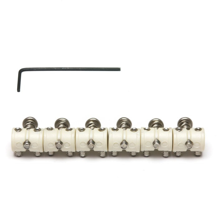 Model 8108 Saddles compatible with Jazzmaster, Jaguar and Mustang Style Barrel Bridges - Graph Tech Guitar Labs