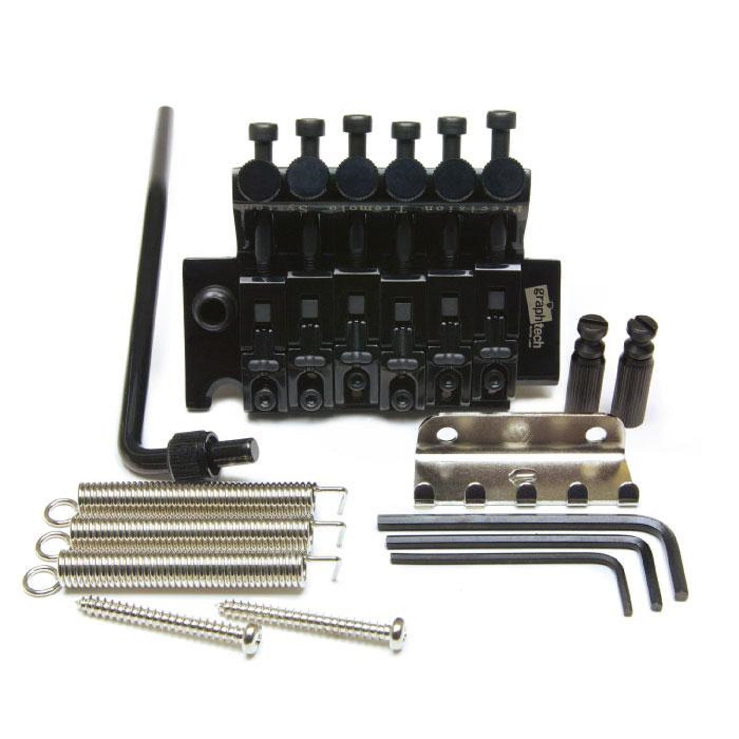 LB63 Floyd Rose Style Locking Bridge With String Savers (Select Finish) - Graph Tech Guitar Labs Ltd.