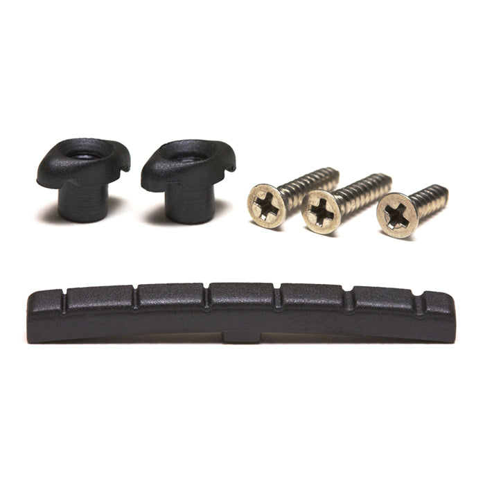 Black TUSQ XL Slotted Nut & Retainer Pack PT-5001-00 - Graph Tech Guitar Labs Ltd.